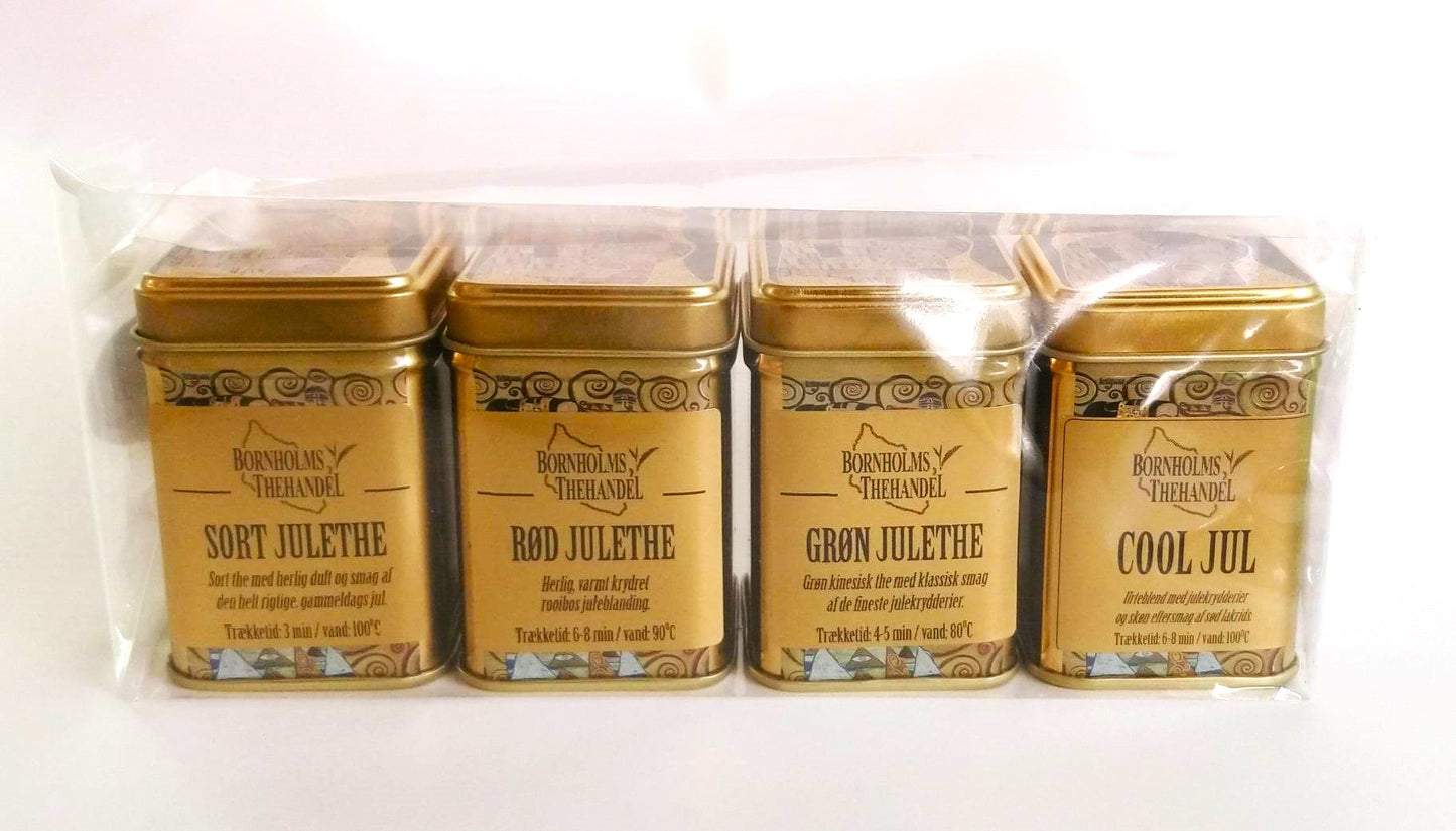 Miniature set Christmas 4 pcs. cans