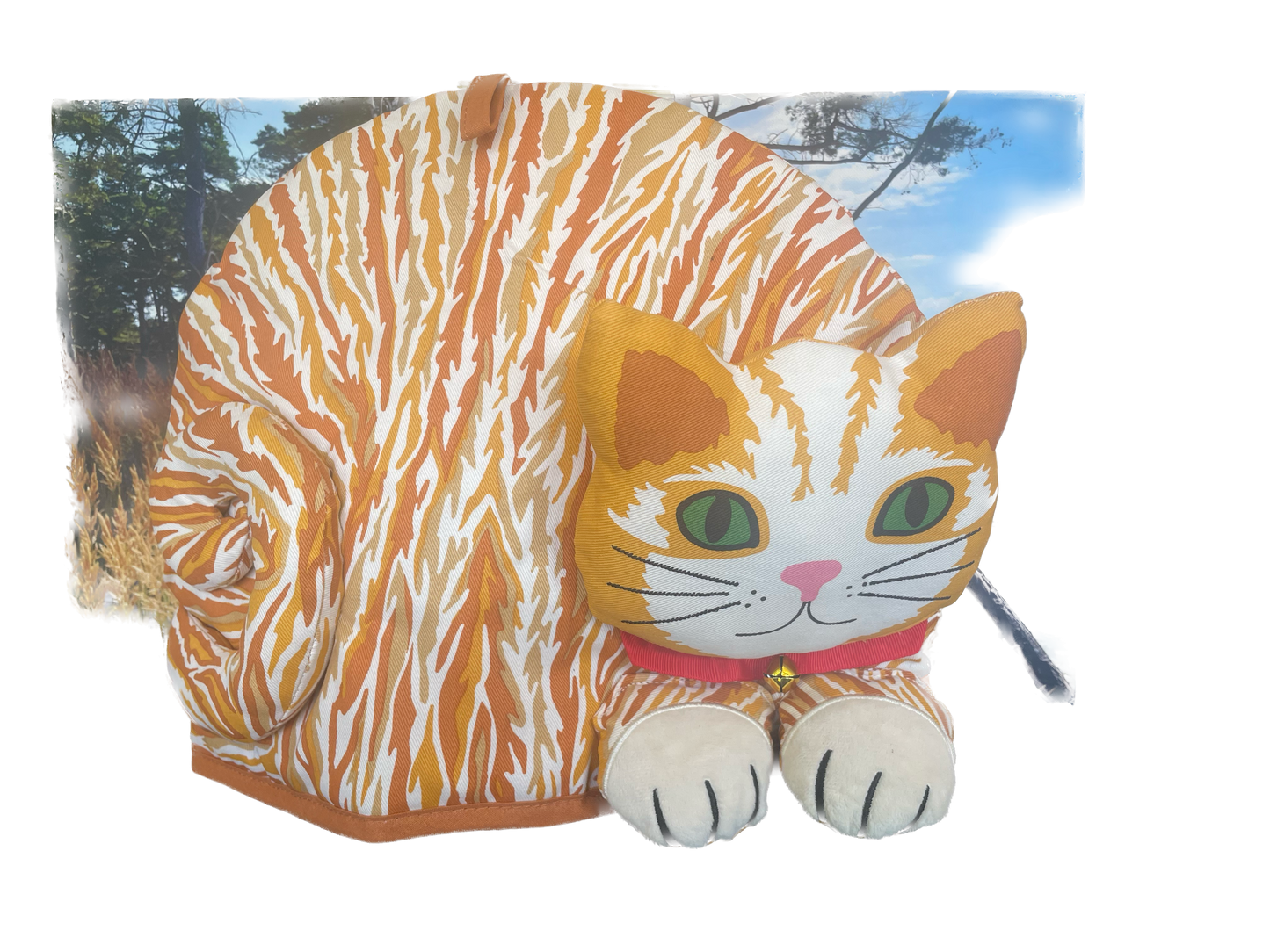 Ginger Cat Shaped Thehætte