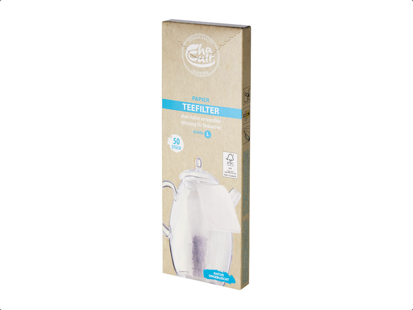 Paper Tea Filter 50 stk.