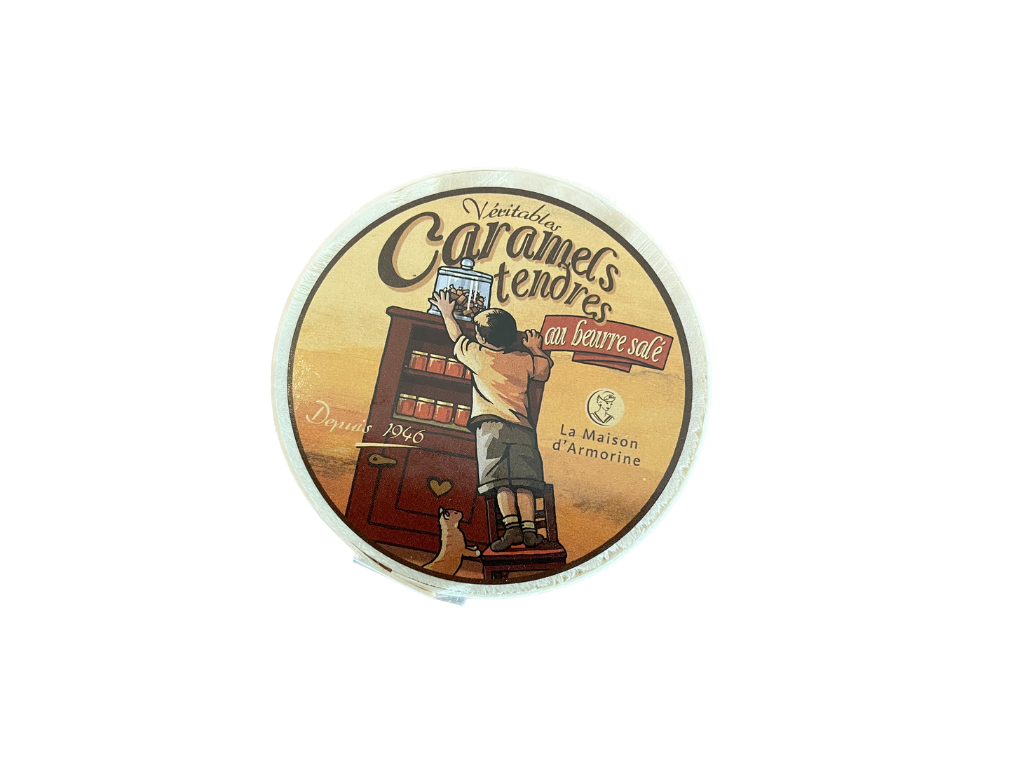 Salted Caramel Sweets in a small wooden box 50 g
