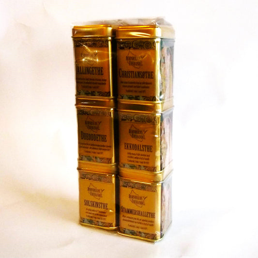 Gift set of 6 cans of 25g tea