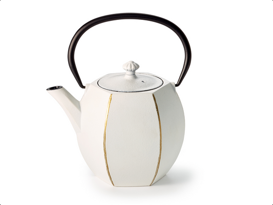 Tekande "Yanghong" støbejernstekande, white-gold 0.7 ltr