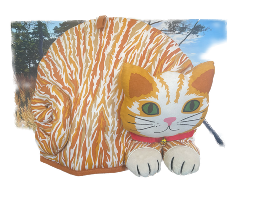 Ginger Cat Shaped Thehætte