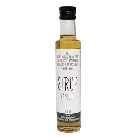 Kaffesirup Vanille 250 ml.