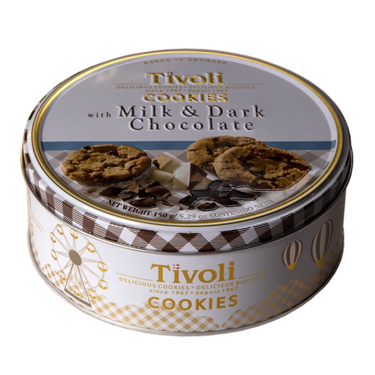 Tivoli Milk & Dark Chocolate Chip småkager 150g
